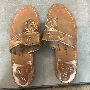 Rose Gold Jack Roger’s Sandals
